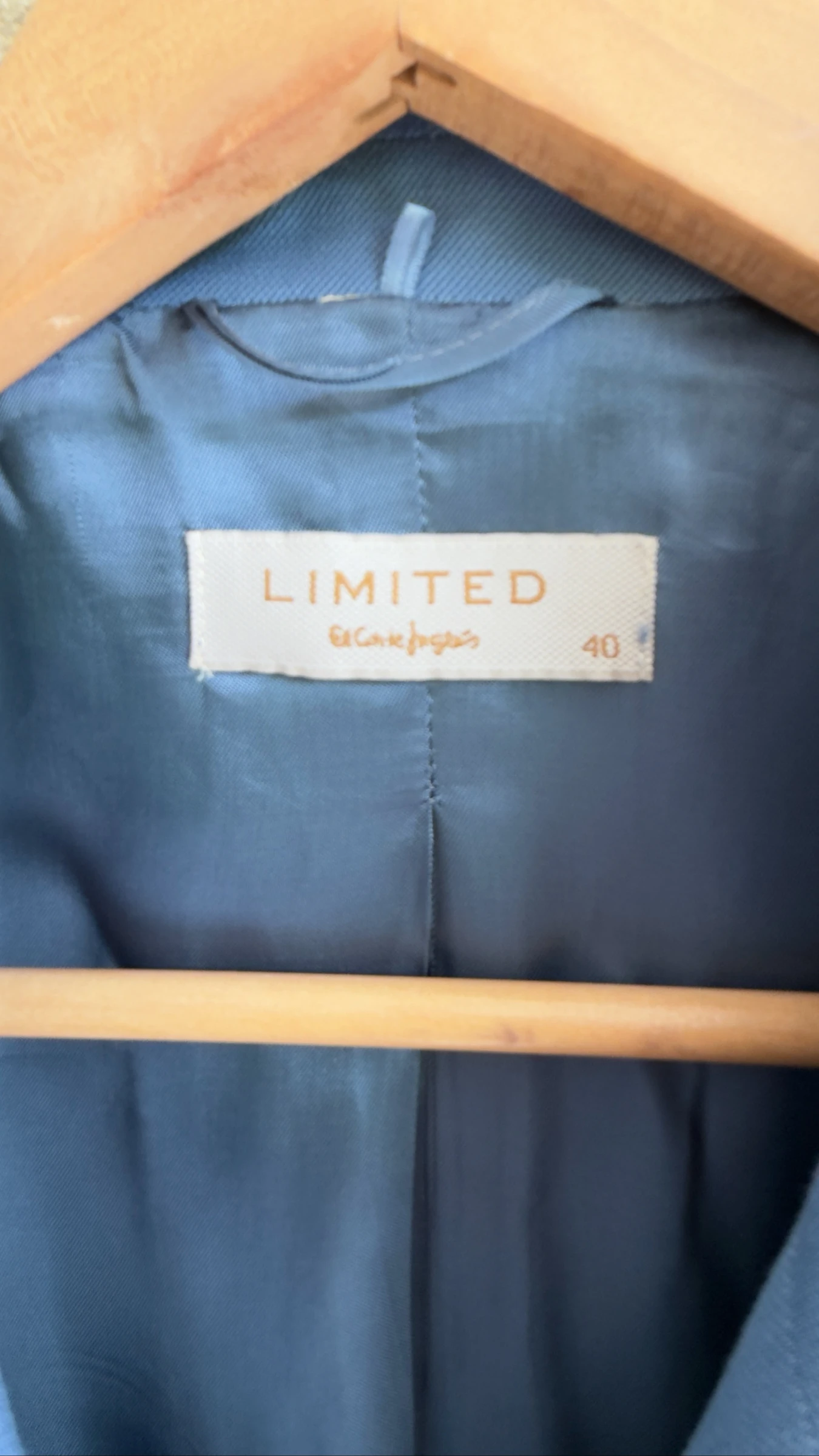 Blauwe blazer dames maat 40 Limited El Corte Inglés – photo 3